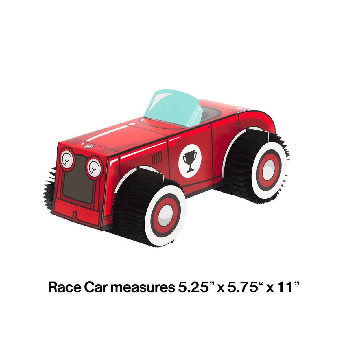 3D Vintage Race Car Centerpieces C126
