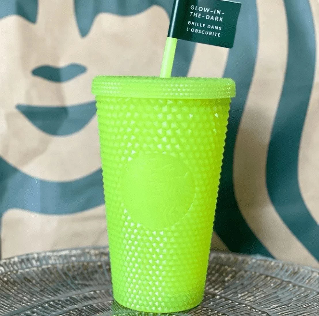Glow in the Dark Studded Tumbler 16oz V871