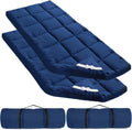 Navy Cot Mattress Topper 2 Pack X5943