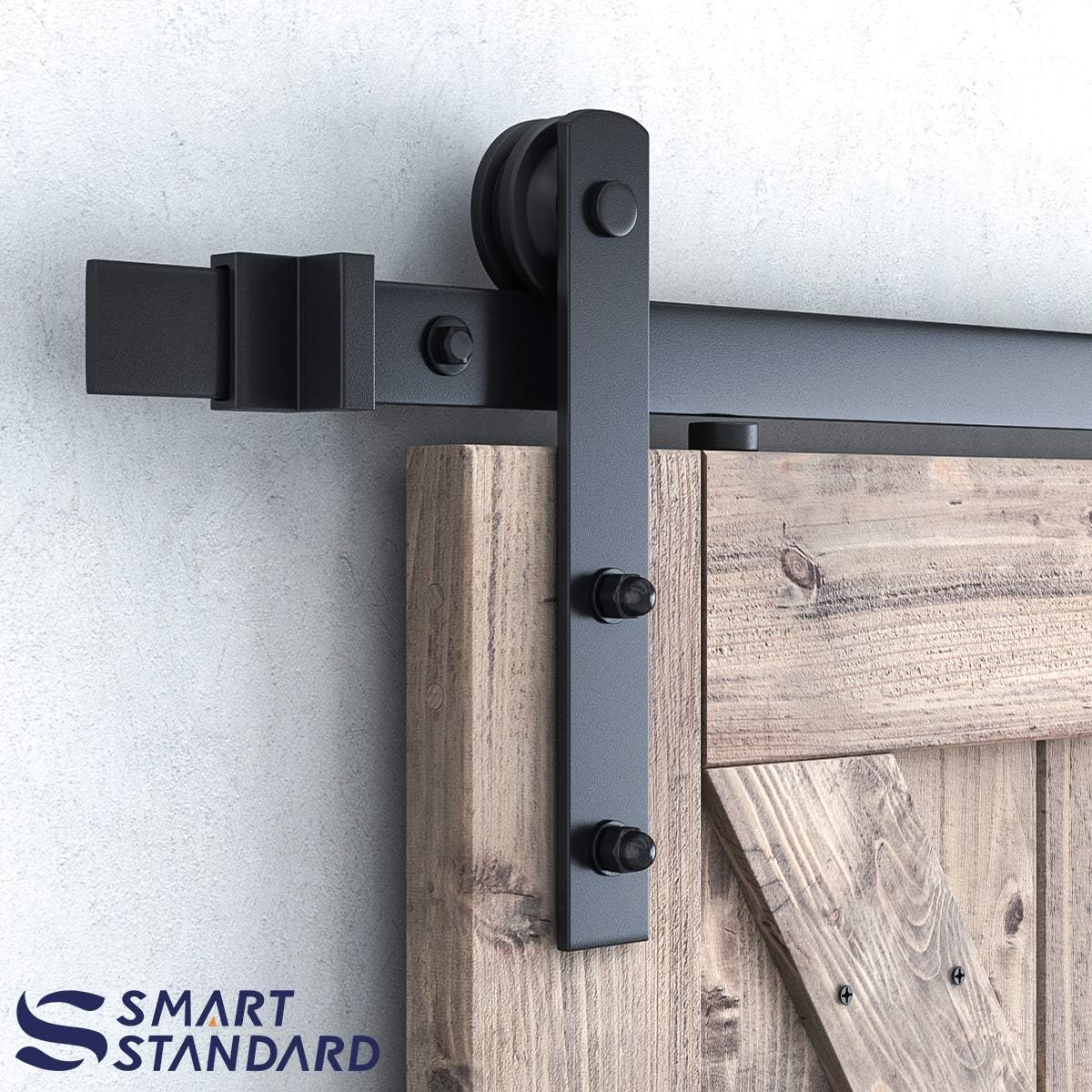 6ft Heavy Duty Sliding Barn Door Hardware Kit for 36" Wide Door Panel S68192