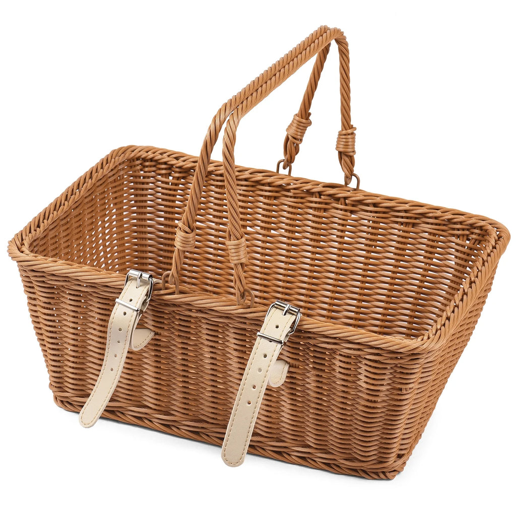 Handlebar Bike Wicker Basket I693