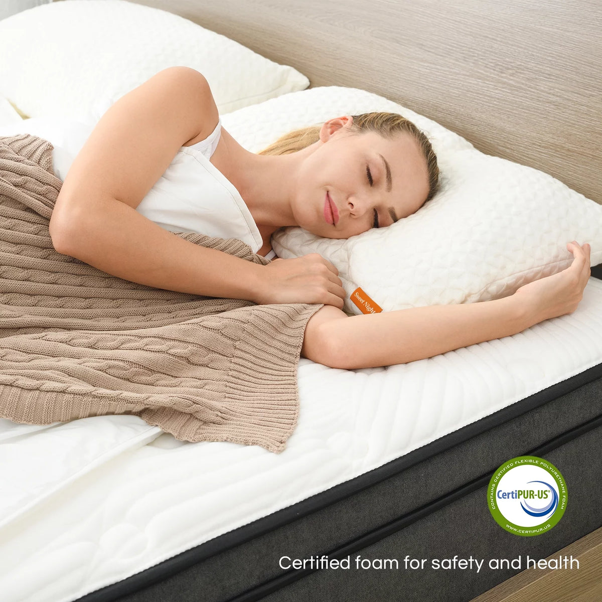King Size Medium Firm Memory Foam Hybrid Mattress P9183
