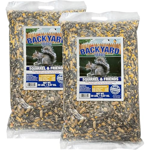 8 lb Squirrel & Chipmunk Food Mix with Sunflower Seeds, Peanuts & Corn D299768
