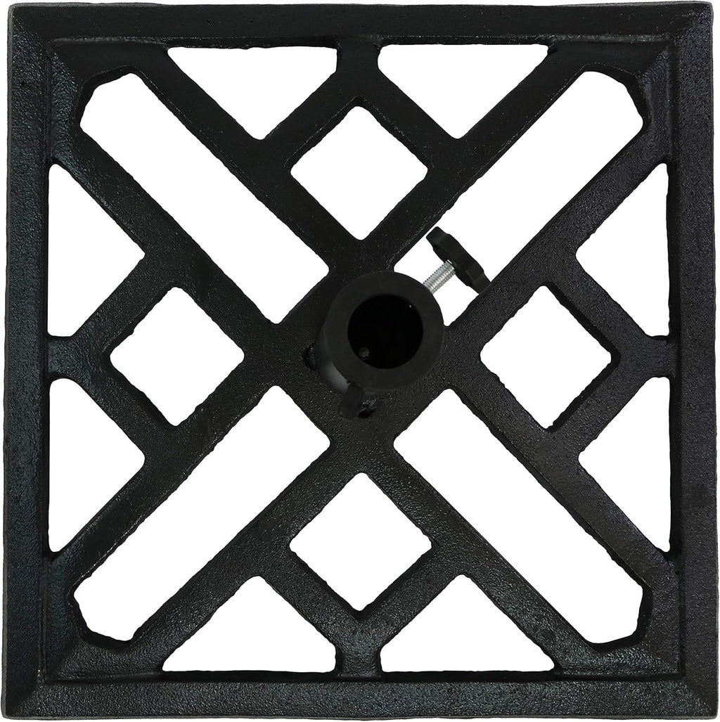 Cast Iron Heavy Duty 17-Inch Square Umbrella Base Stand H7912