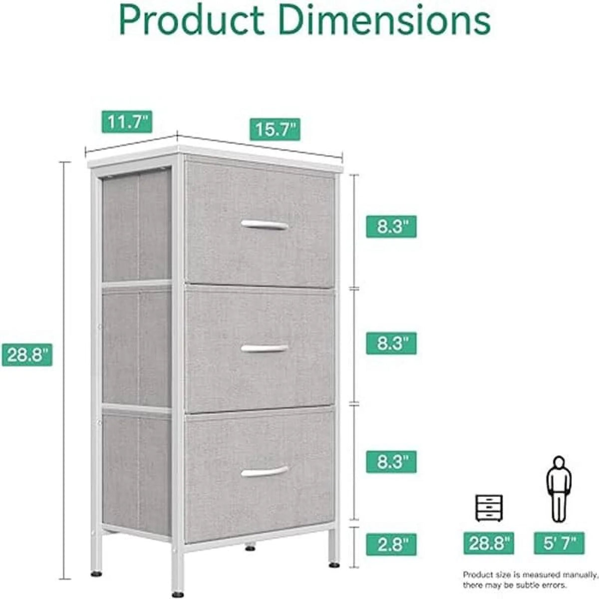 Light Grey Dresser Y395
