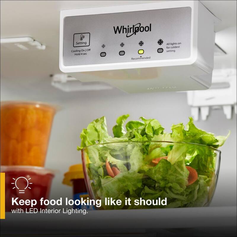 Built-In Top Freezer Refrigerator in White H3356