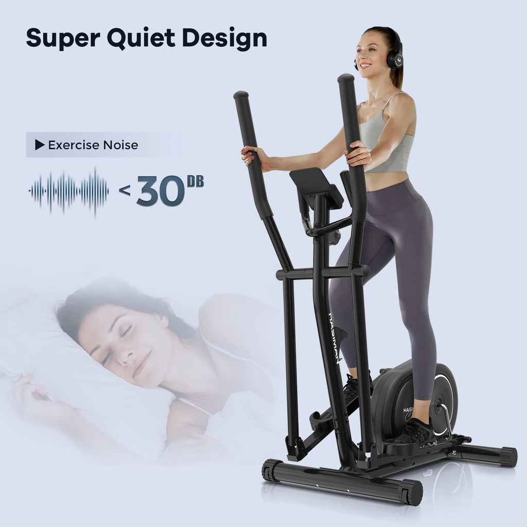 Silent Magnetic Elliptical Bike Stationary Exercise Machine D370037