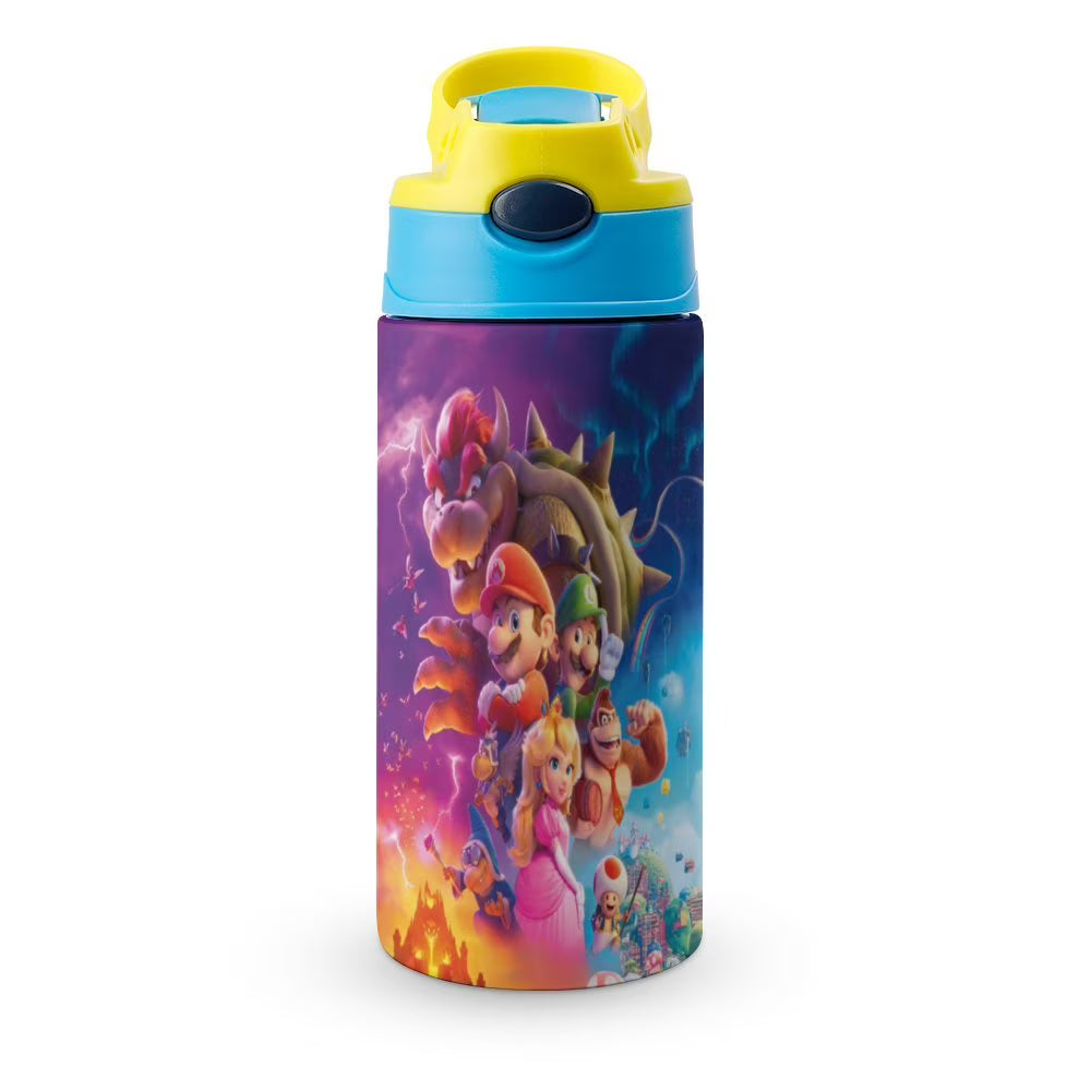 Insulated Stainless Steel Water Bottle with Straw W854189