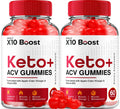 Keto ACV Gummies 1000mg B12 120 Gummies 2 Pack X3389