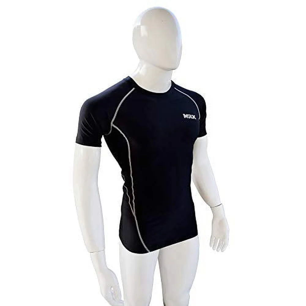 Men's Compression Shirt Full Sleeve Black Large I371
