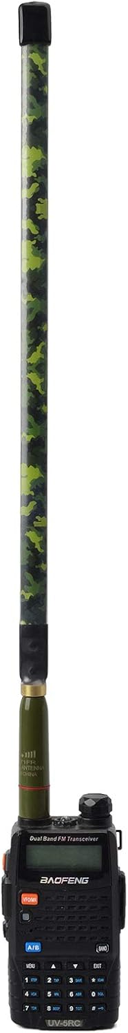 Tactical Foldable Dual Band Antenna, 144/430Mhz UHF VHF 15.3inch SMA-Female Antenna D585862