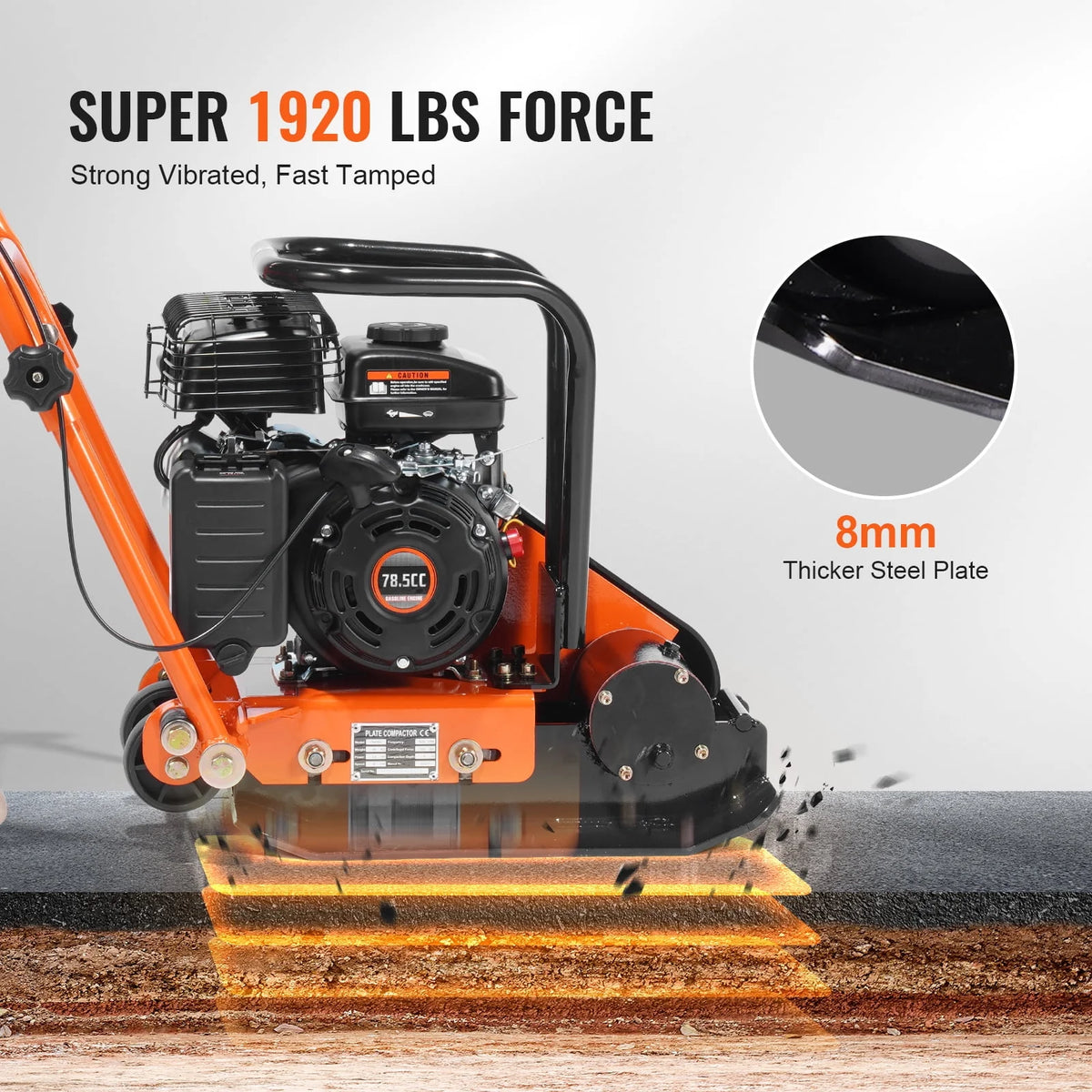 2.8 HP Walk-Behind Plate Compactor T979