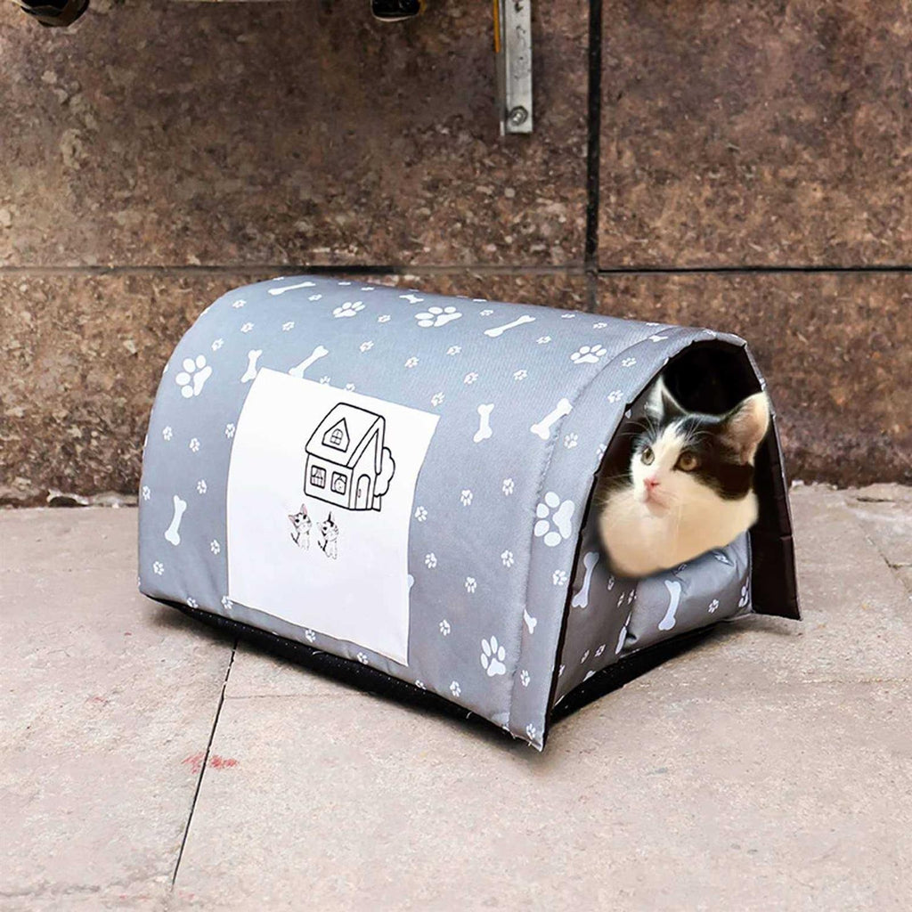 Outdoor Foldable Cotton Filled Cat House P2490