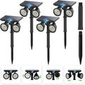 4 Pack Solar Motion Sensor Outdoor Spot Lights R637548