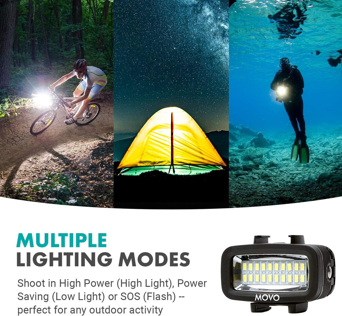 Diving Rig Bundle with Waterproof LED Light X694