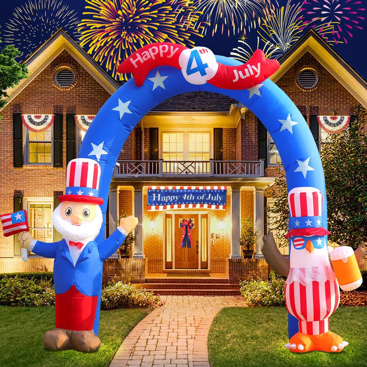 9 FT Inflatable Outdoor Decoration with LED Lights X746