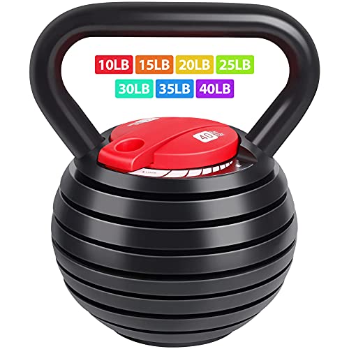 Adjustable Cast Iron Kettlebell Weights Set 5, 8, 9, 12lb S717436