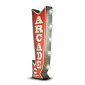 Arcade Games Metal Arrow Vintage Marquee LED Sign J853