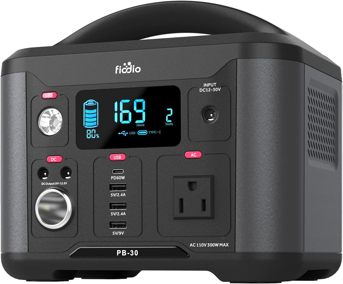 300Wh Portable Power Station with AC Outlet H6268