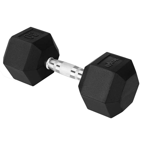 Chrome Hex Dumbbells 5-50 LBS Single N28987