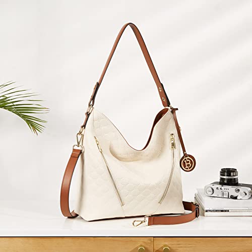 Brown Leather Hobo Shoulder Bag T95553