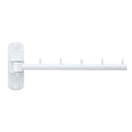 Gray Stainless Steel Folding Wall Mounted Clothes Hanger Rack with Swing Arm R648