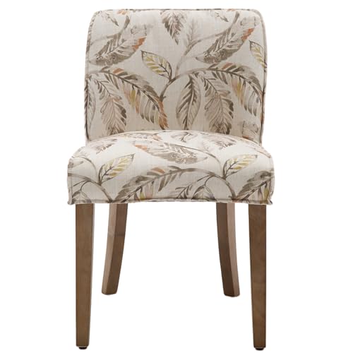 White Upholstered Dining Chairs Set of 2 with Cane Backs S925