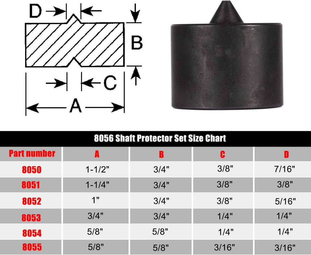Shaft Protector Set, Large Gear and Pulley Puller & Gear and Pulley Puller D48128