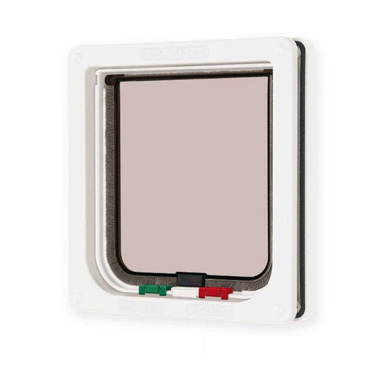4 Way Locking Cat Flap with Door Liner G703664