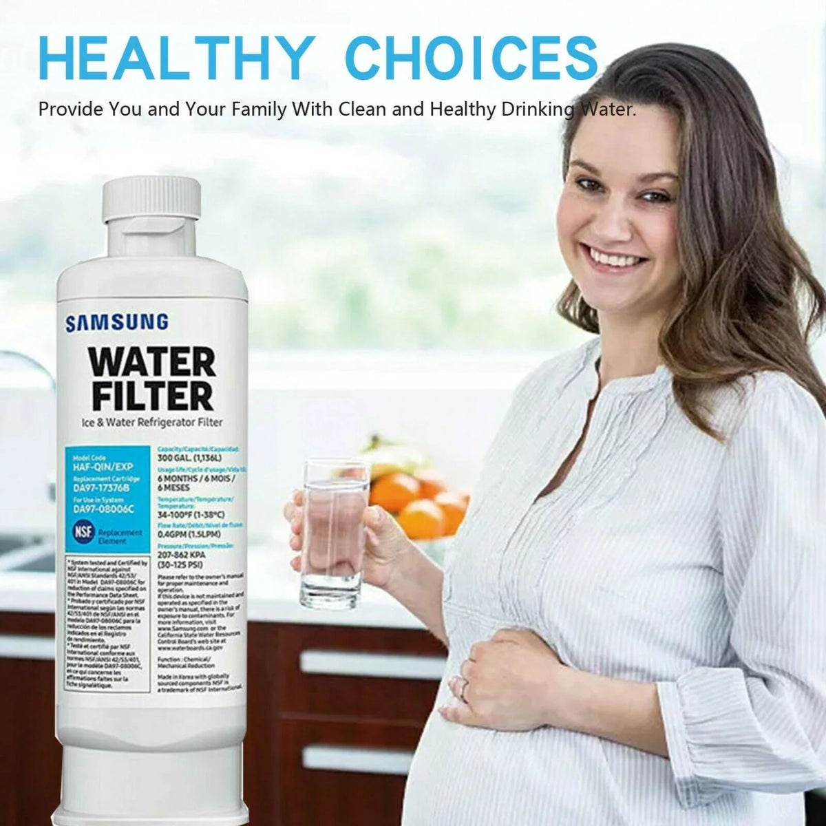 2 Pcs Refrigerator Water Filter I3062