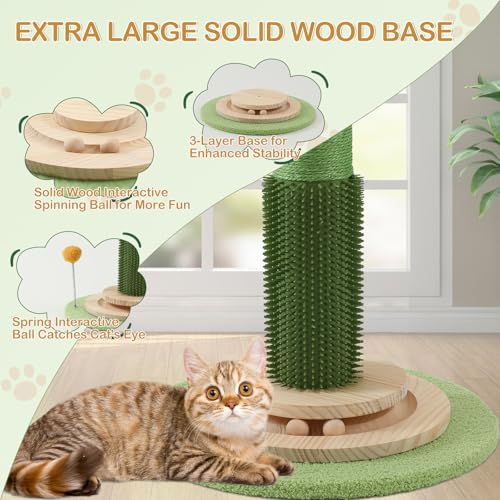 45 Inch Tall Cat Scratching Post with Sisal Rope A537