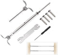 12 Pairs T316 Stainless Steel Adjustable Angle Cable Railing Hardware Kit R17937