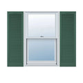 Vinyl Cathedral Top Open Louver Shutters O1285