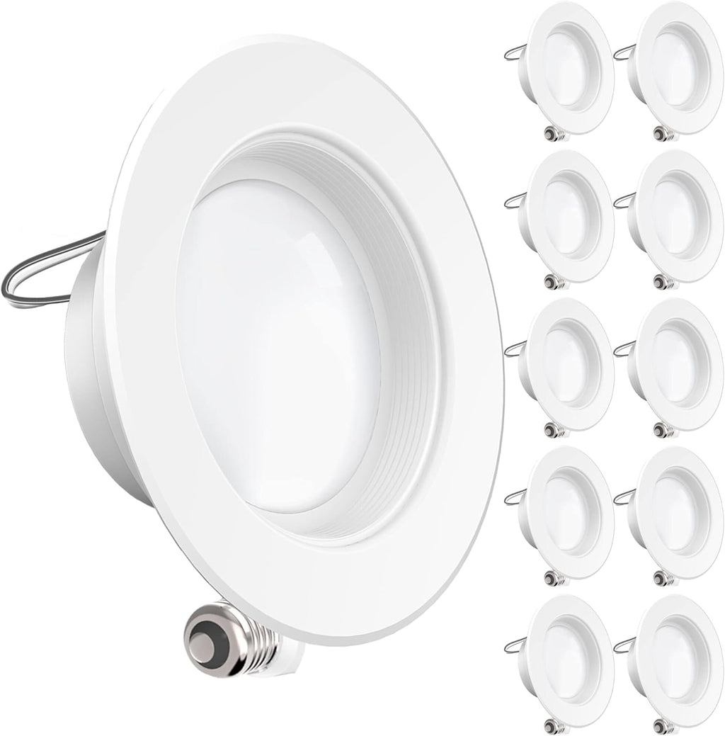 10 Pack 4 Inch LED Can Lights Retrofit Recessed Lighting E8429