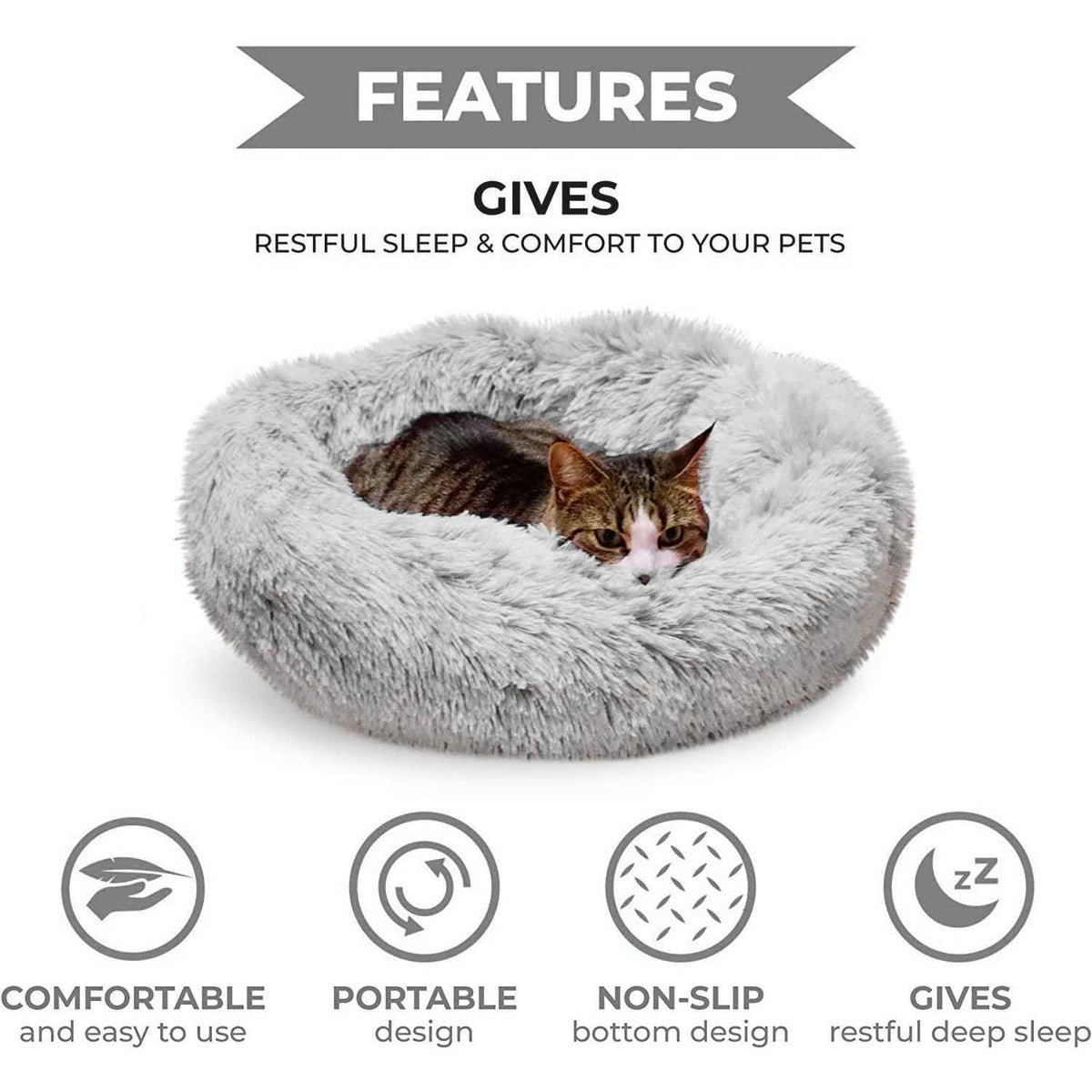 Cat Bed for Indoor Cats A831