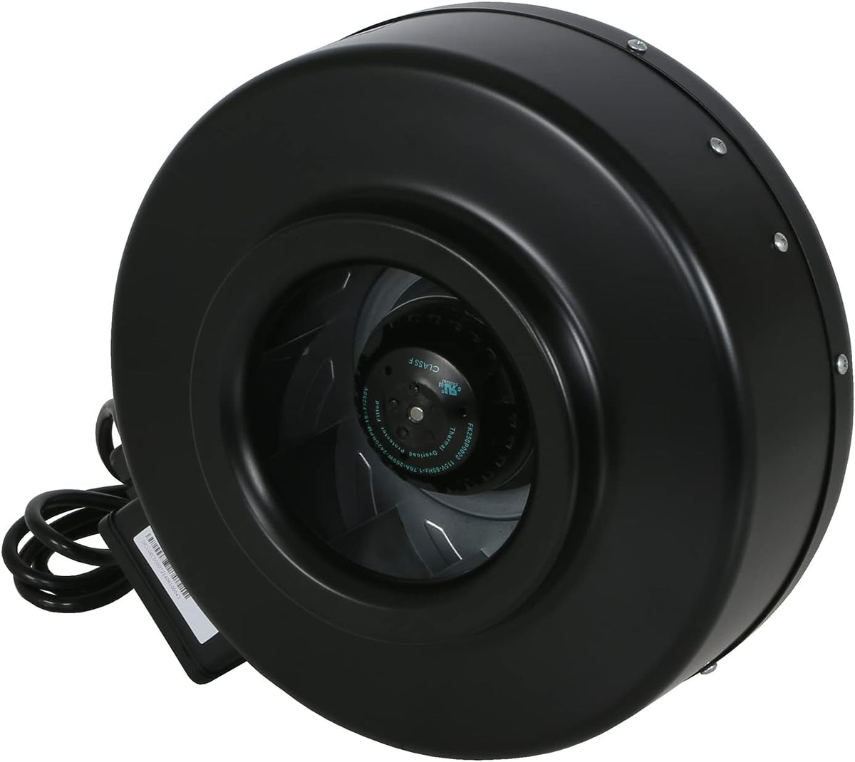 8 Inch Inline Fan 745 CFM Steel Housing Z33633