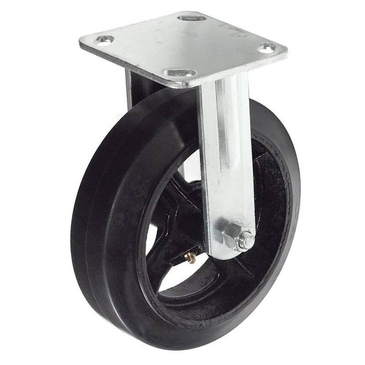 8x22 Plate Mold on Rubber Caster T8296
