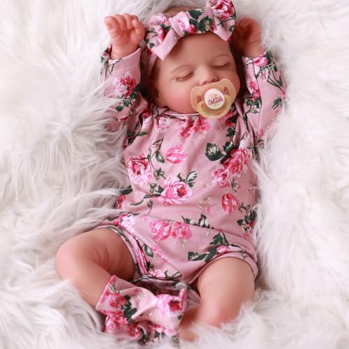 20 inch Sleeping Realistic Newborn Baby Doll with Soft Body W552293