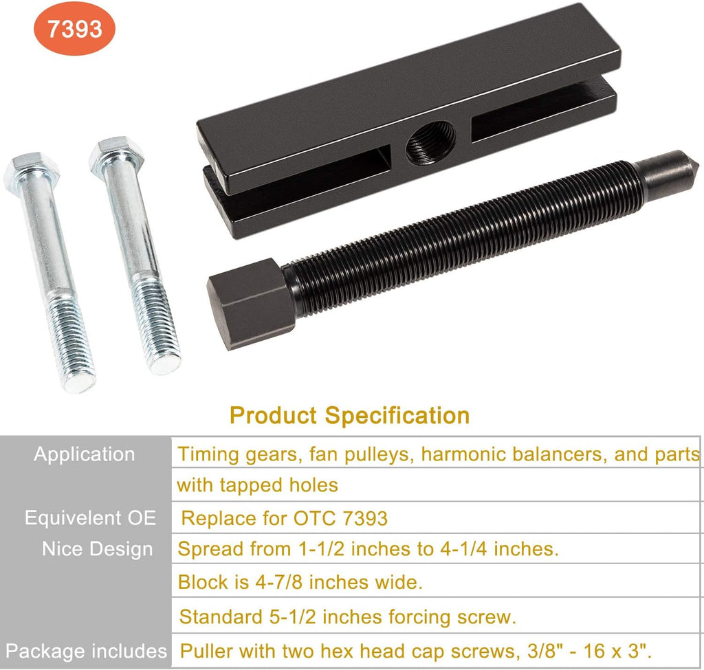 Shaft Protector Set, Large Gear and Pulley Puller & Gear and Pulley Puller D48128