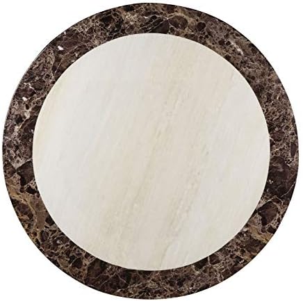Wood Round Counter Height Table in Black D212