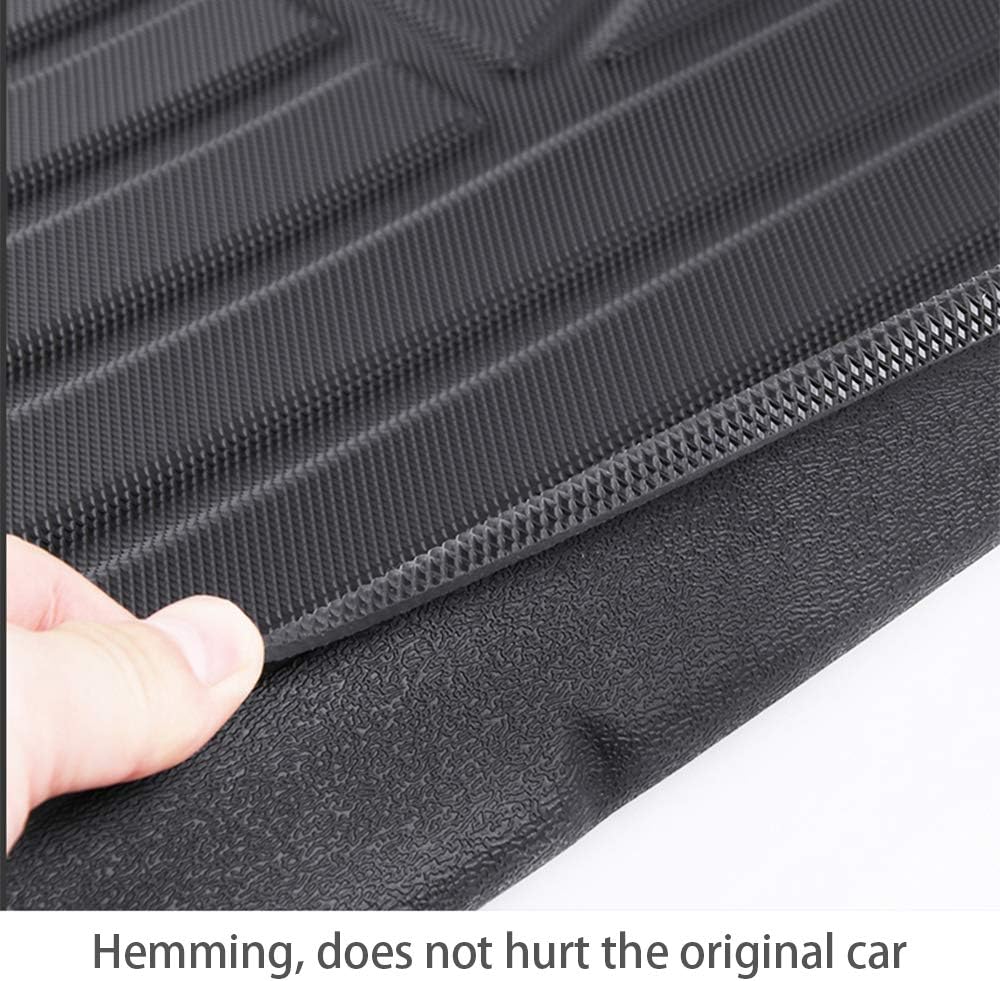 Cargo Liner Heavy Duty Rubber Waterproof Black Pack of 2 S465787