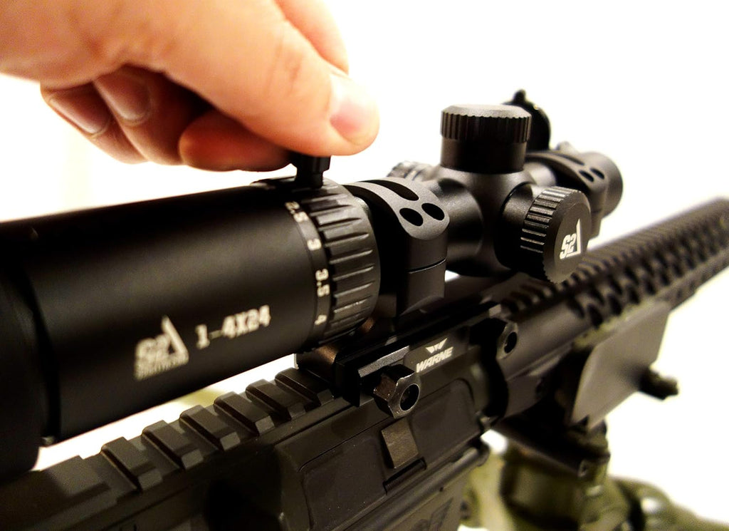 Illuminated 5.56 BDC Reticle 30mm Main Tube SFP Carbine Scope S838