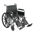 Chrome Sport Wheelchair with Elevating Leg Rests O833797