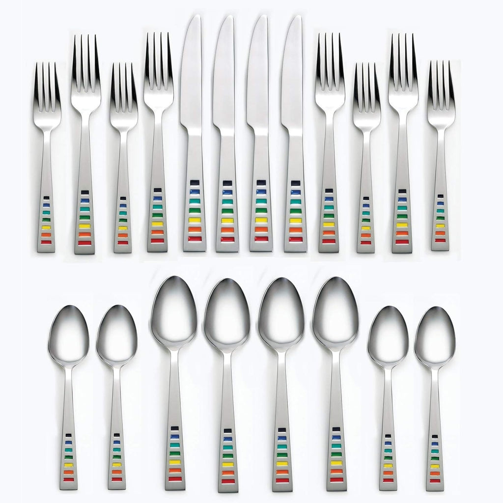 20pc Stainless Steel Flatware Set Y419