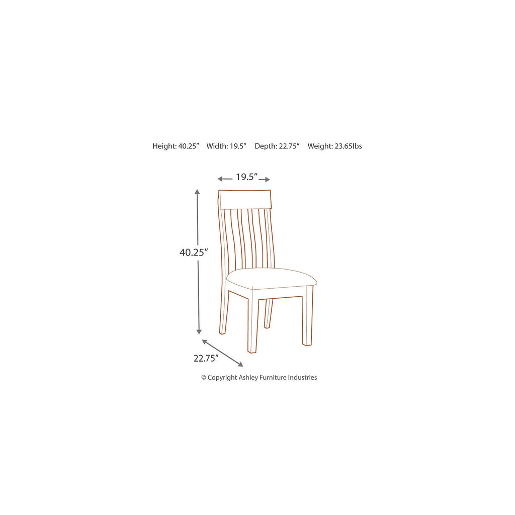 Brown Dining Room Chair, Set of 2 A1757