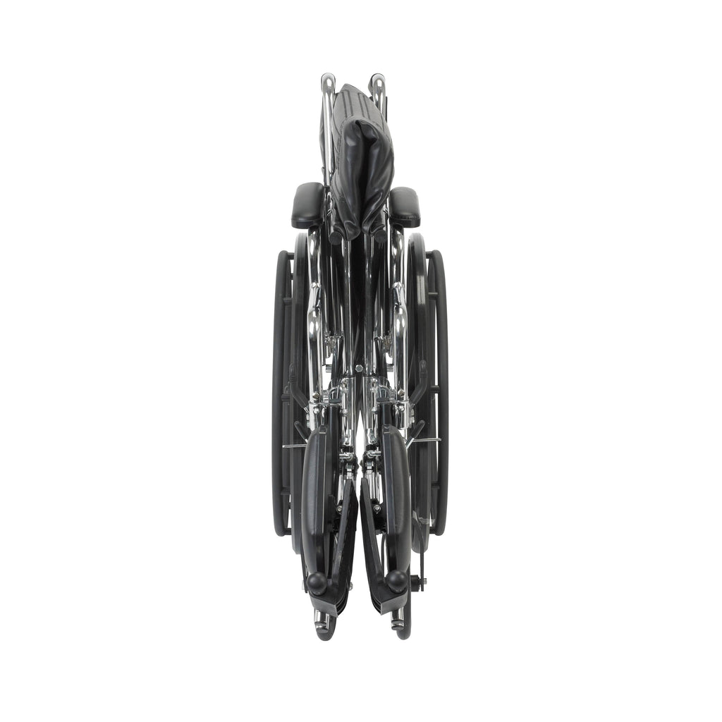 Chrome Sport Wheelchair with Elevating Leg Rests O833797