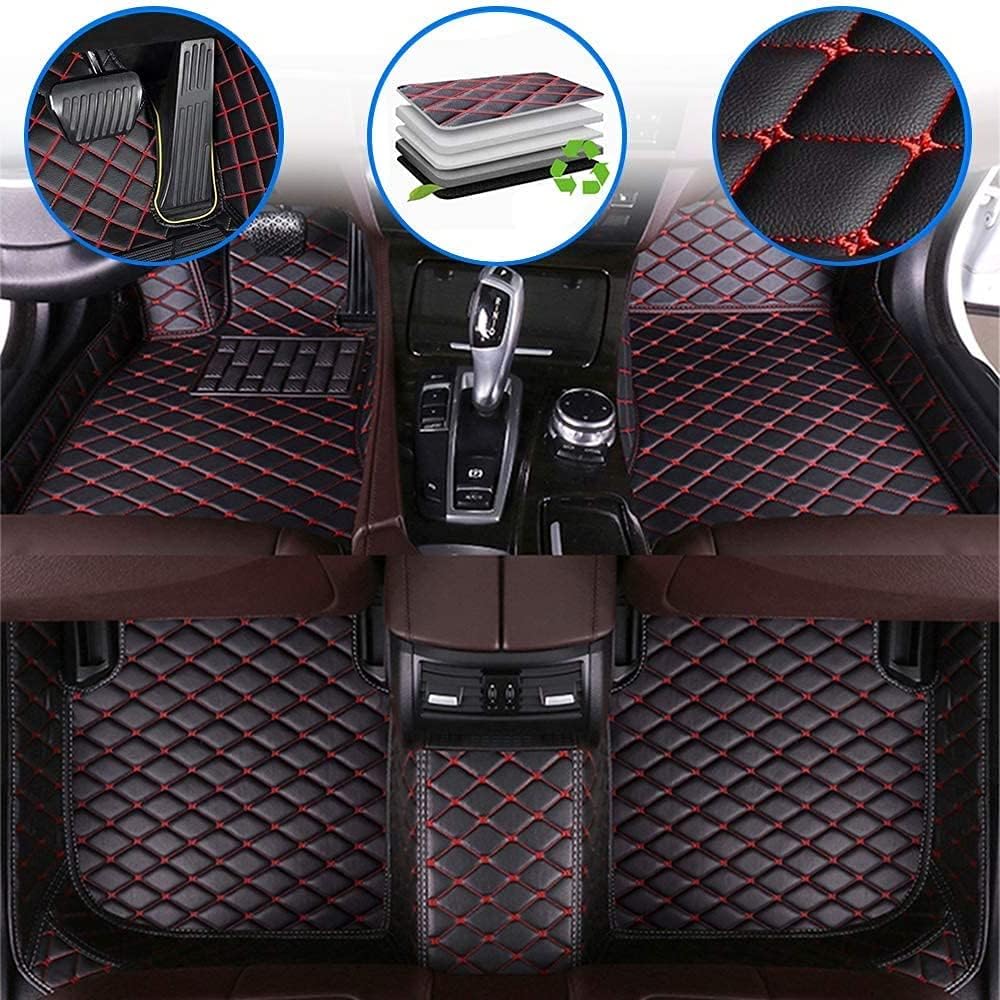 Custom Full Coverage All Weather Non-Slip Leather Car Floor Mats S521