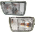 For 2003 2004 2005 Toyota 4Runner Front Signal Corner Light Driver and Passenger Side Pair with Bulbs I56866