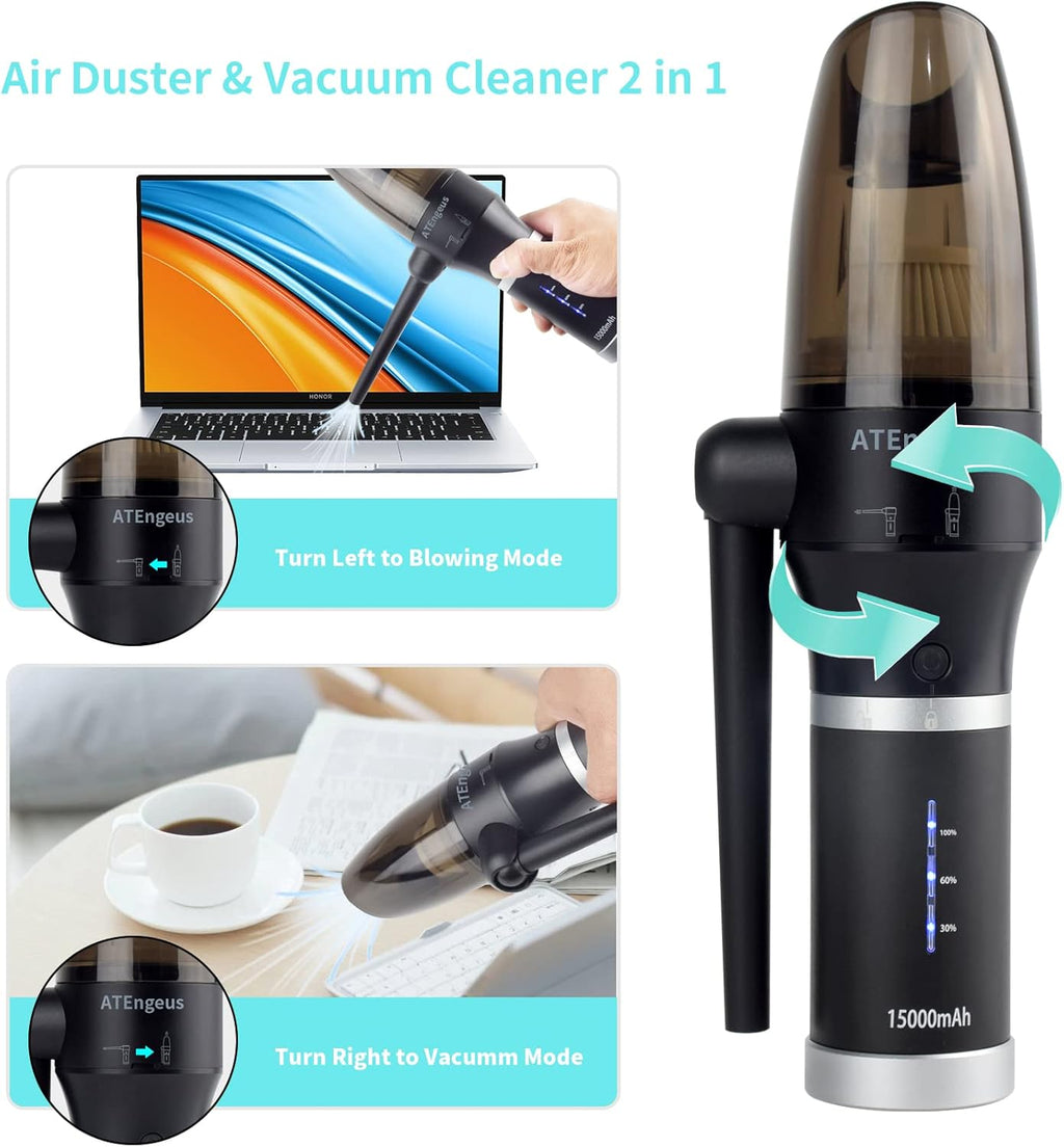 3 in 1 Cordless Compressed Air Duster & Vacuum G2382
