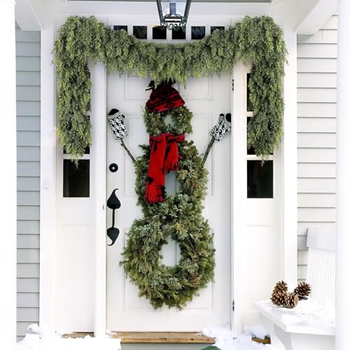 9ft Prelit Faux Pine Garland with Lights U760